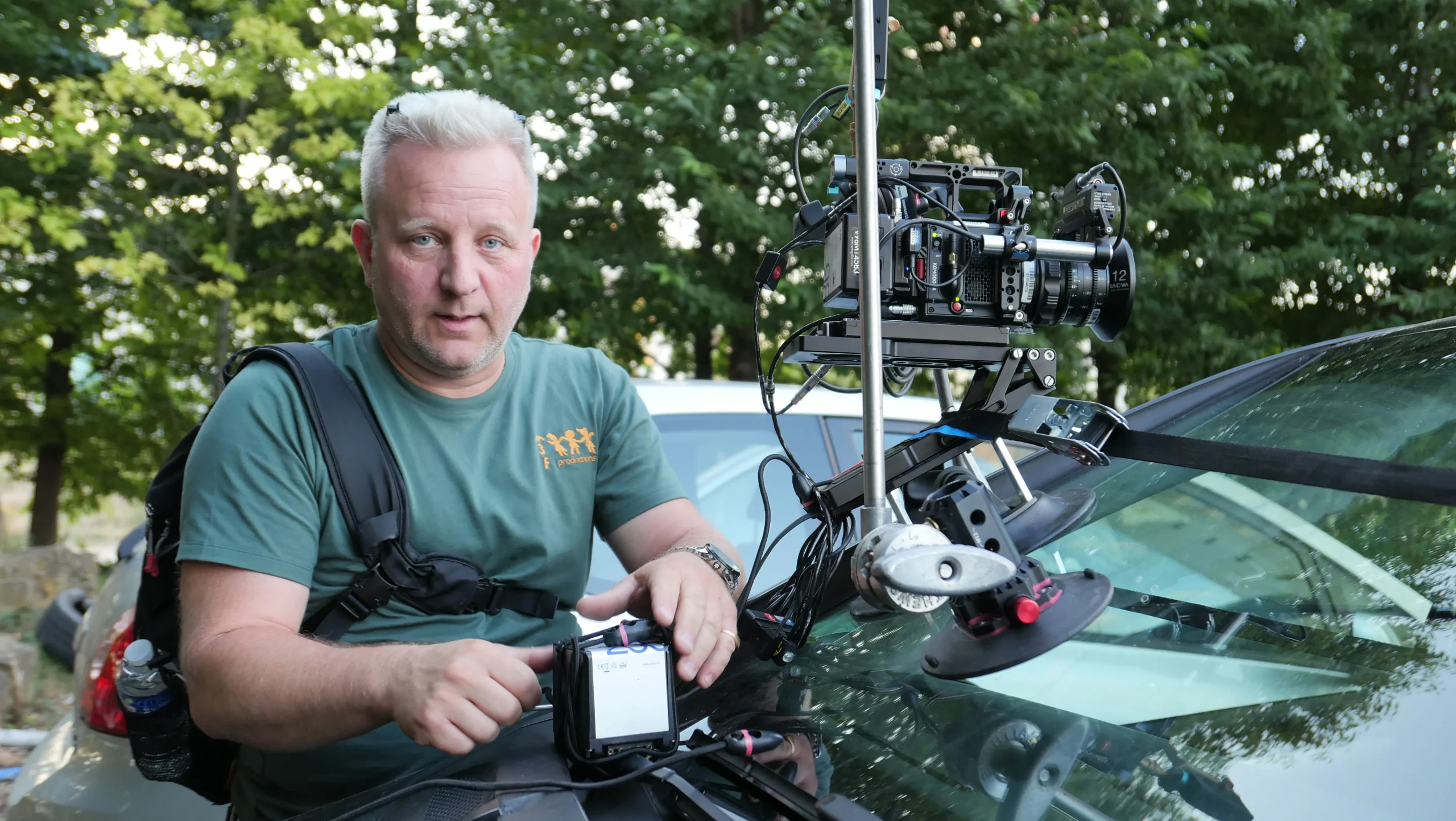 Technicien machinerie — préparation tournage